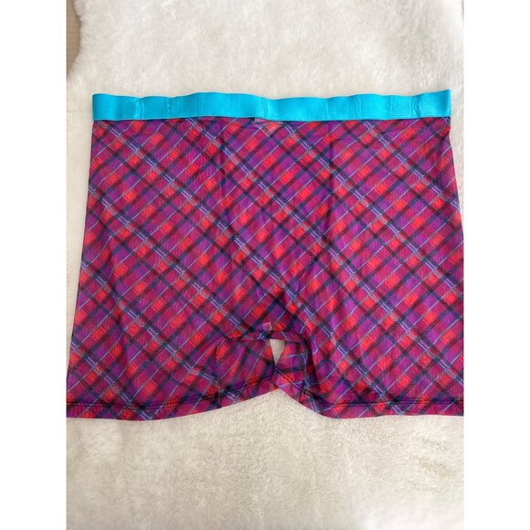 Parade size Medium New Sheer Mesh Plaid Boxer shorts - Picture 3 of 5